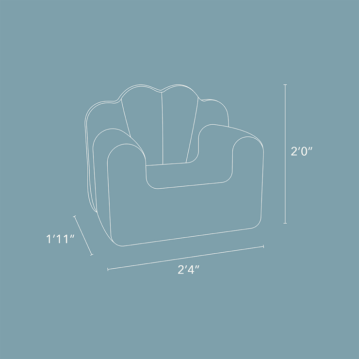 dimensions for chair: 1&
