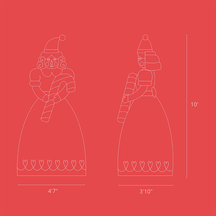 Mrs. Claus Inflatable