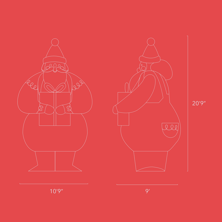 20ft Santa Inflatable